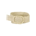 thumbnail image 1 of CINTURONES ANCHOS DE MUJER INSPIRE CHIC, CINTURONES TRAMADOS CON HEBILLA GRUESA, 22.83-37.01" BEIGE, 1 of 4