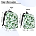 thumbnail image 3 of Picia Cartoon Turtle Printed Canvas Daypack - Stylish and Durable Vintage Compact Backpack - Class, Work, Travel, or Laptop Bookbag,Organized Compartments-Medium, 3 of 6