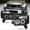 Solid Matte Black Paint Housing, variant on AKKON - For Nissan Titan Armada Black Bezel Dual Projector LED Headlights Front Lamps Replacement Pair
