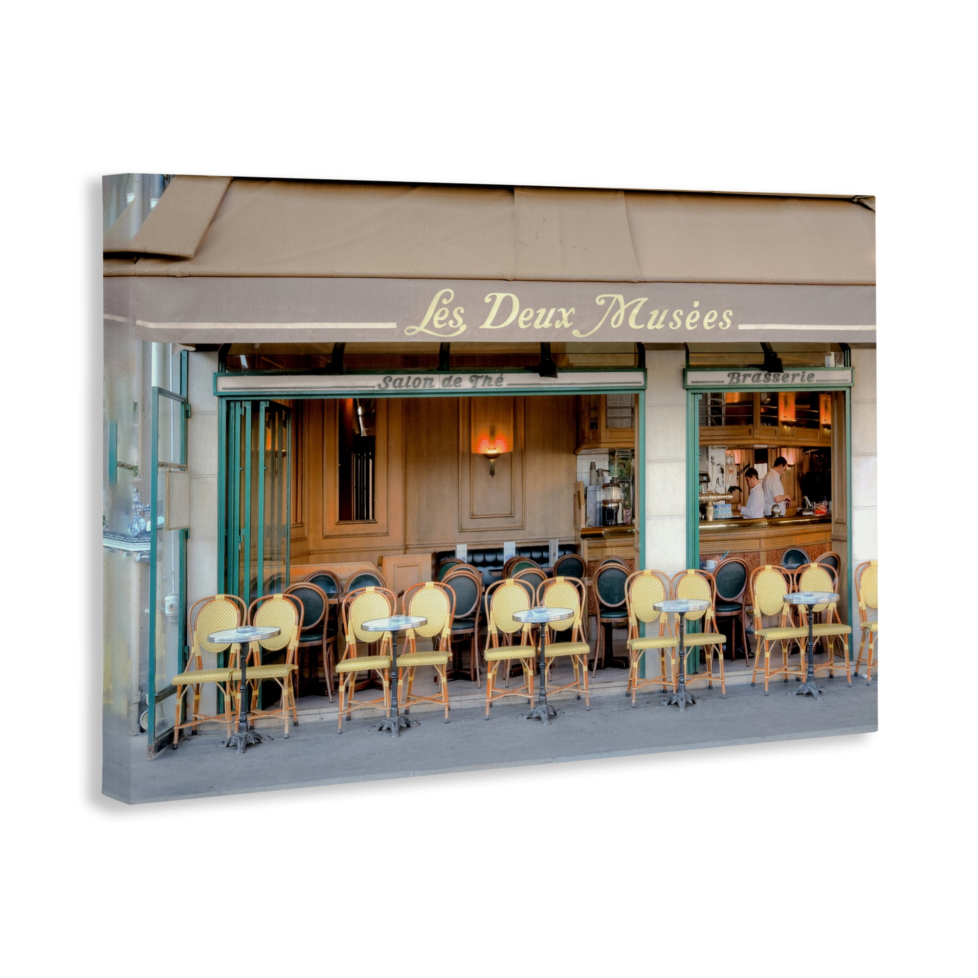 Stupell Industries Parisian Outdoor Seating Cafe Canvas Wall Art, design by Alan Blaustein