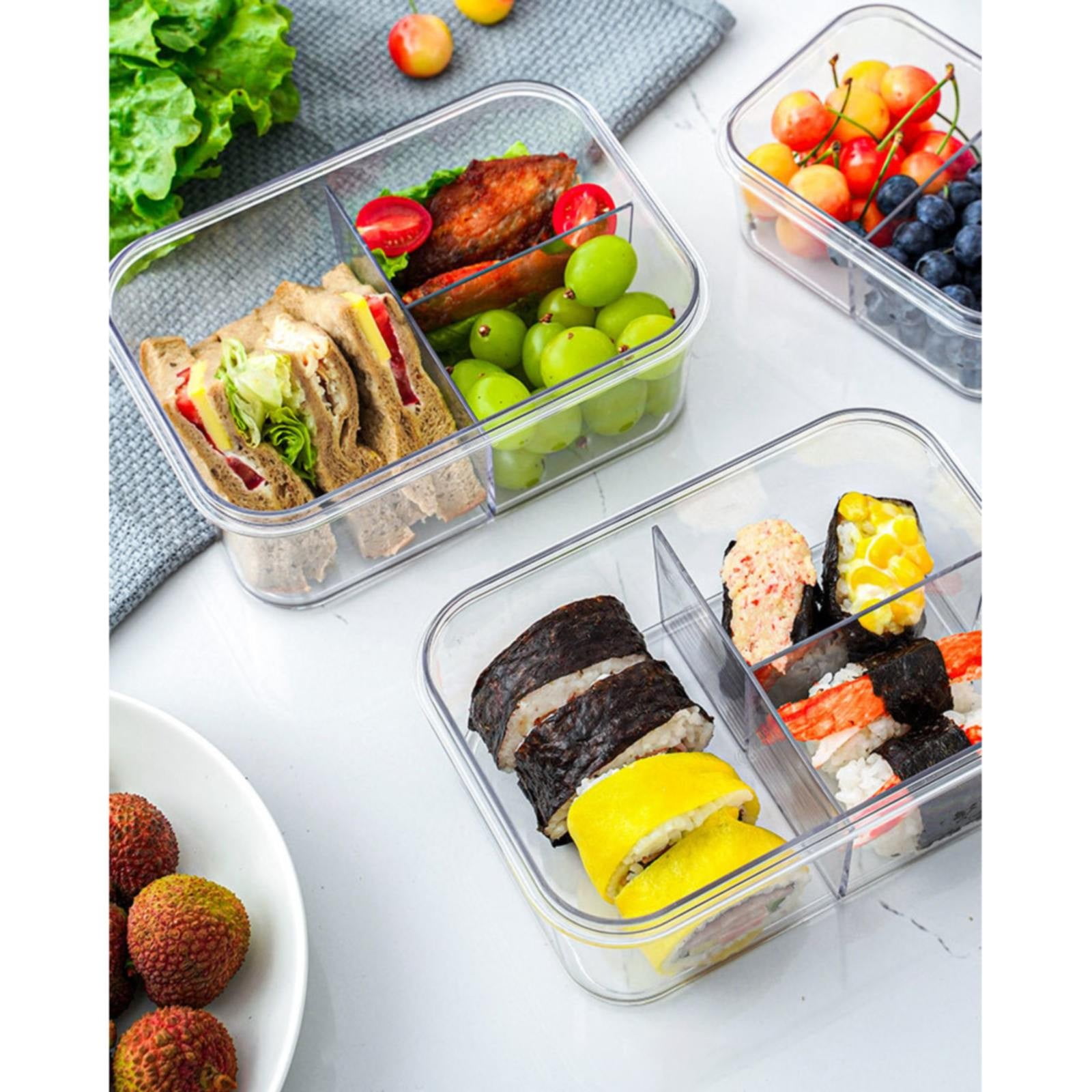 XKHHLH Large Fruit Containers for Fridge - Leakproof Food Storage Containers - Dishwasher & microwave safe Produce Containers Keep Fruits, Vegetables, Berry, Meat Fresh longer