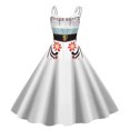 thumbnail image 1 of asddcavvf Robes pour Femmes Robe Rétro à Bretelles Imprimée pour Festival de la Bière d'Été, 1 of 3