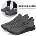 thumbnail image 5 of Zapatos para correr para hombre Zapatos deportivos de malla transpirable para primavera/verano (gris oscuro 40) Ehuebsd Tenis De Mujer Tenis De Hombre, 5 of 5