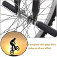 thumbnail image 5 of 2PCS Bike Foot Pegs Aluminum Alloy Anti-Skid Lead Bicycle Foot Rest Stunt Pegs, BMX Anti-slip Rear Feet Pedals., 5 of 5