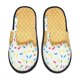 thumbnail image 1 of Fotbe White Ice Cream Pantuflas Peludas para Mujer con Estampado, Zapatillas de Peluche, Zapatos de Invierno para Casa, Uso Interior y Exterior-Medium, 1 of 8