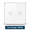 thumbnail image 1 of Tuya ZigBee Light Smart Switch Home Office Control táctil inalámbrico Interruptor de lámpara WiFi Panel de control inteligente, Blanco, 2 unidades Speravity EL001893-02B, 1 of 2