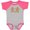 Heather and Hot Pink, variant on Inktastic Twin Gingerbread Boy and Girl Co Boys or Girls Baby Bodysuit