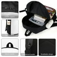 thumbnail image 4 of g855 Minecraft Backpack Large Capacity Laptop Bag Lightweight Adjustable Straps Casual Large Capacity vbv855, 4 of 5