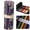 Multicolor, variant on STONEGO 48/72 Holes Canvas Wrap Roll Up Pencil Pen Bag Holder Case Storage Pouch