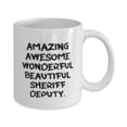thumbnail image 2 of Nice Sheriff deputy Gifts, Amazing Awesome Wonderful Beautiful, Graduation 11oz Mug For Sheriff deputy from Coworkers, Sheriff deputy gift ideas, Unique sheriff deputy gifts, Sheriff deputy, 2 of 2