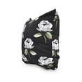 thumbnail image 2 of Simply Daisy, 20" x 20" Floral Bunch Black Floral Print Decorative Outdoor Throw Pillow, 2 of 2