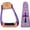 Cross Purple, variant on Horse Western Purple Aluminium Engraved Cross Cut-Out Angled Stirrups 51211PR