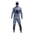 thumbnail image 3 of Trajes de neopreno elásticos para Hombre Trajes de buceo de 3mm de neopreno para surf natación de manga rga con capucha térmica para ejercicio Coral Azul XL DYNWAVEMX Traje de buceo para hombres, 3 of 8