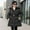 Black, variant on Liyamei Stylish Long Waist Flattering Winter Coat For Girls With Warm Filling And Detachable Hood Girls Waterproof Winter Jacket Size 11-12 Years