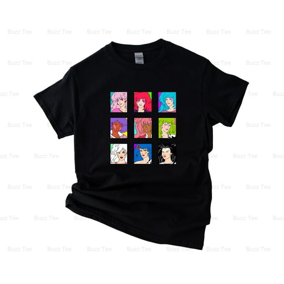Jem & The Holograms Truly Outrageous 80s Cartoon Rock Band New Unisex T-Shirt, up to 5XL