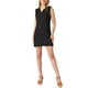 thumbnail image 2 of Vestido mini casual sin mangas con capucha de color sólido de punto para mujer Inspire Chic XL negro, 2 of 6