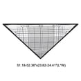 thumbnail image 4 of Unique Bargains 1 Pc Silk Scarf Plaid Neck Scarf Black White, 4 of 5