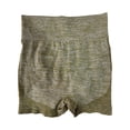 thumbnail image 4 of Pantalones cortos de yoga con cintura alta y realce de glúteos para mujer Amarillo S M, 4 of 8