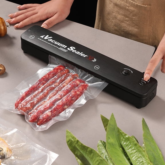Food Vacuum Sealer Machine, 60Kpa Automatic Vacuum Sealer for Food Preservation, 15s Quick Sealing, Portable Food Storage Saver