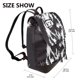 thumbnail image 2 of Balery Floral Cow Silhouette Mochila de Cuero para Mujeres, Gran Capacidad, Bolsa de Viaje Multifuncional, Mochila de Cuero y Bolsa de Hombro para Mujeres, 2 of 4