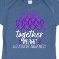thumbnail image 4 of Inktastic Together, We Fight Alzheimers Awareness Boys or Girls Baby Bodysuit, 4 of 5