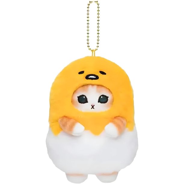 Mofusand Llavero de peluche con diseño de gato, lindos animales de peluche, llavero, colgador de bolsas, elegante, día del niño, Navidad, regalo de celebración de Año Nuevo, muñeca Mofusand Hippers