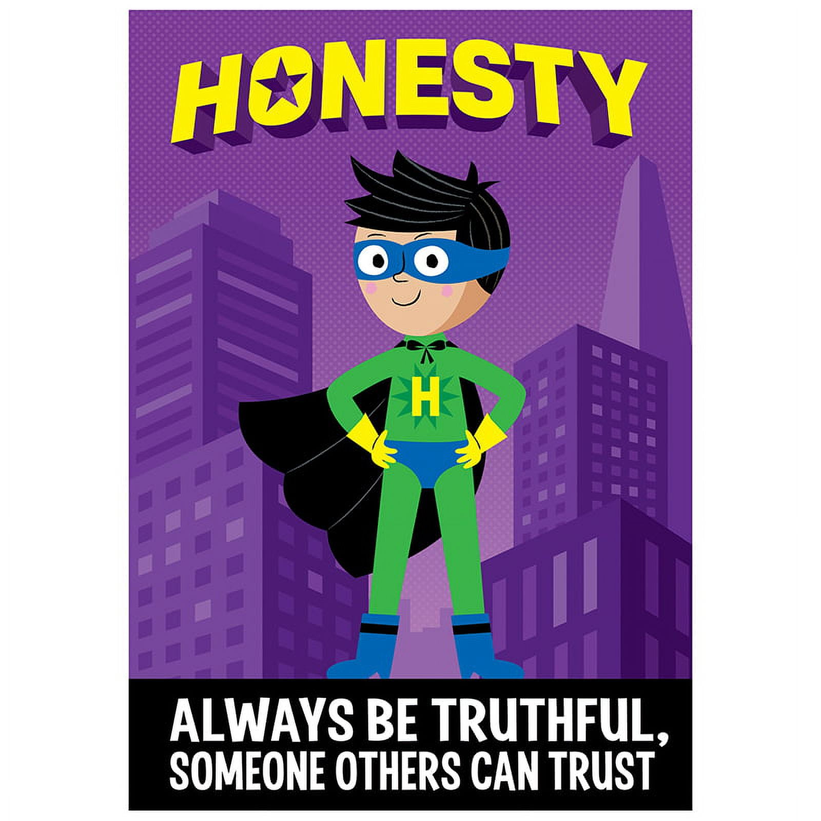 CTP7277 - Honesty Superhero Inspire U Poster by Creative Teaching