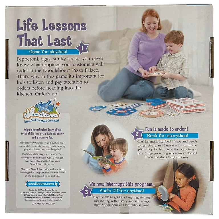 Playskool Noodleboro Learning to Listen Pizza Palace Preschool