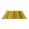 thumbnail image 2 of Ahgly Company Machine Washable Indoor Rectangle Abstract Yellow Modern Area Rugs, 3' x 5', 2 of 4