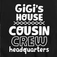 thumbnail image 3 of Instant Message - Gigi's House Cousin Crew HQ - Toddler And Youth Short Sleeve Graphic T-Shirt, 3 of 6