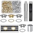thumbnail image 1 of 100 Pack 2 Colors, 1/2 Inch Tulle Eyelet Clips 50 Phrases Per Color For (Gold), 1 of 5