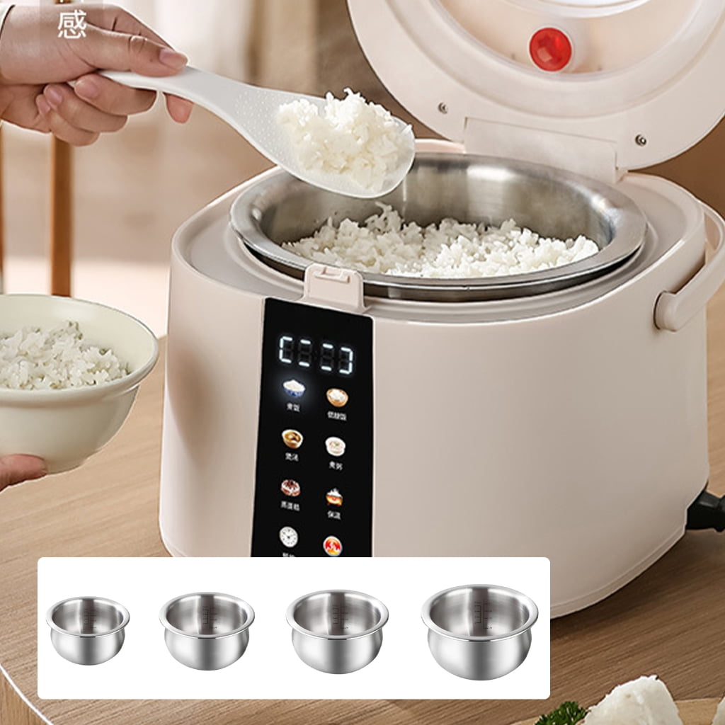 PatungKu Stainless Steel Electric Rice Cooker Pot Replacement Strong Safe Even Heating