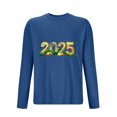 thumbnail image 2 of Blusas y camisas de manga larga con cuello redondo para hombre, deportivas, fitness, hogar, pijamas navideños estampados, camiseta de manga larga con cuello redondo, blusa de poliéster para hombre, 2 of 2