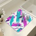 thumbnail image 4 of Yayeee Dish Drying Mat for Kitchen Counter 16" x 18" Microfiber Super Absorbent Coffee Decorative Pad, Abstract Drawing, 4 of 9
