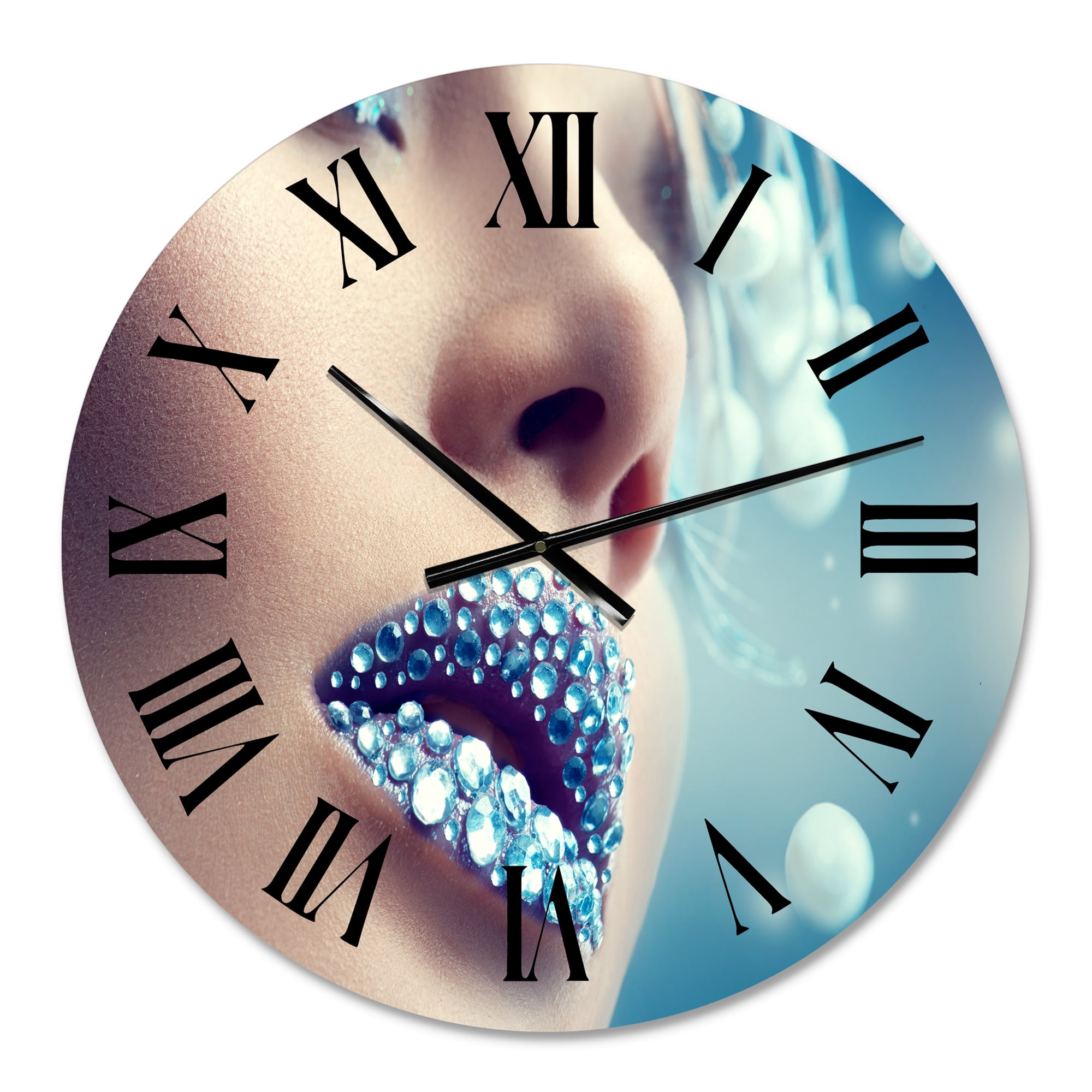 Designart 1 in Modern,Contemporary Wall Clock