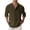 Army Green_BJ10, variant on Cotton Linen Shirts for Men Casual Long Sleeve Henley Stand Collar Shirts Beach Hawaiian Tops Gray L,L,Complexion_BJ10