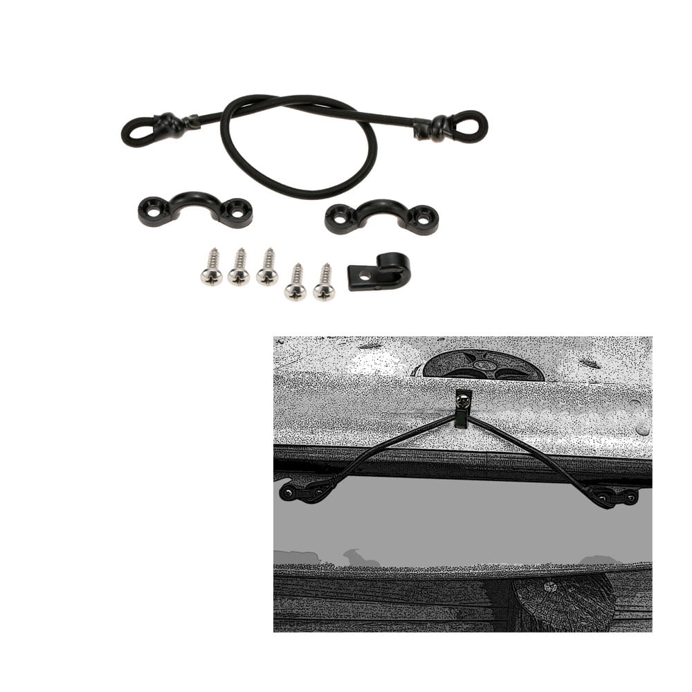 13.58 inch Long Kayak Paddle Bungee Holder Kit Paddle Keeper Rod Keeper