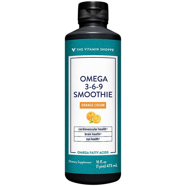 The Vitamin Shoppe Omega 369 Smoothie, Orange Cream Flavor, Specialty