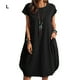 thumbnail image 2 of Vestido de mujer Qarigey Color sólido sin mangas suéter suelto verano L, 2 of 5