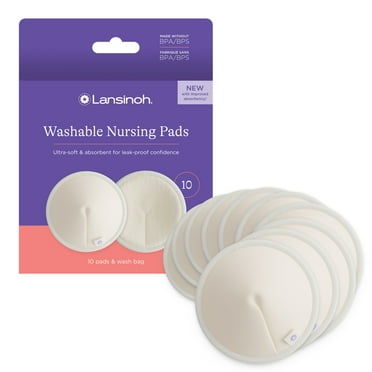 Lansinoh Washable Nursing Pads, 10 CT