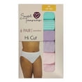 thumbnail image 2 of Secret Treasures Women's Seamless High-Cut Panties, 6-Pack, 2 of 5