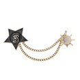 thumbnail image 2 of Insignia unisex vintage, , insignias del , sombrero, pentagrama, broche, alfiler, joyería Hugo Pin de broche unisex, 2 of 8
