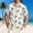 Tops-A172Coffee, variant on Gamivast Hawaiian Shirts for Men Palm Tree Print Short Sleeve Button Down Casual Shirts Summer Beach Tee Soft Breathable Tropical Holiday Aloha Tops