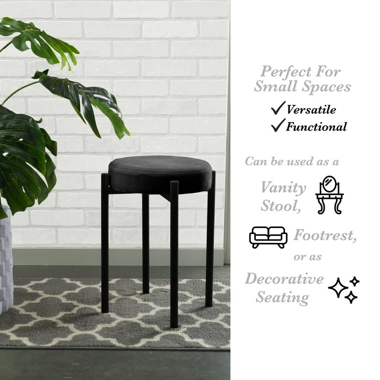 Kmart velvet stool deals