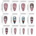 thumbnail image 6 of BYNNIX Press on Nails Almond Shaped Fake Nails Glossy Stick on Nails Natural Full Covers False Nails Acrylic Glues on Nails, 6 of 8