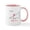 White/Pink Inside, variant on CafePress - Find X Math Problem Large Mug - 11 oz Ceramic Mug - Novelty Coffee Tea Cup