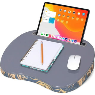 Husband Pillow - Lap Desk Large Wood Top - Fits Up to 17 Laptop - with  Dual Cushion, Multifunctional Slot for Tablet - On Sale - Bed Bath & Beyond  - 35219517