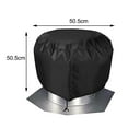 thumbnail image 2 of Turbine Roof Vent Cover, Heavy Duty Turbine Ventilator Protector Shield, 2 of 3