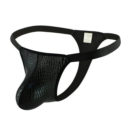 

AnuirheiH Men s Lingerie Glossy Sexy Breathable Thong Panties Sale Clearance