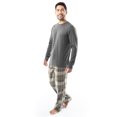 thumbnail image 5 of Fruit of the Loom Men's Jersey Knit Top and Flannel Pajama Pants Set, 2-Piece, Sizes S-5XL, 5 of 9